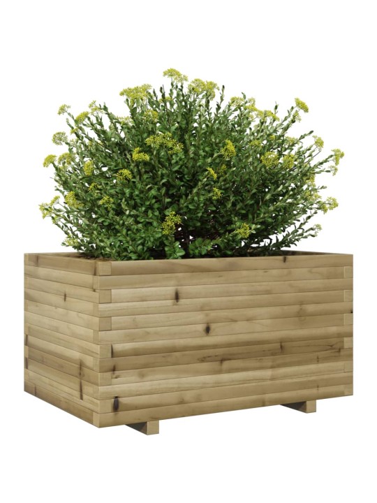 Zahradní truhlík 90 x 60 x 49,5 cm impregnované borové dřevo