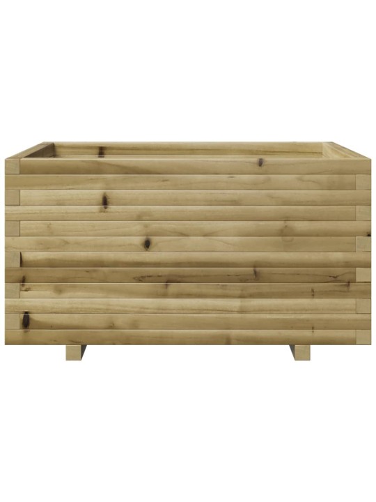 Zahradní truhlík 90 x 60 x 49,5 cm impregnované borové dřevo