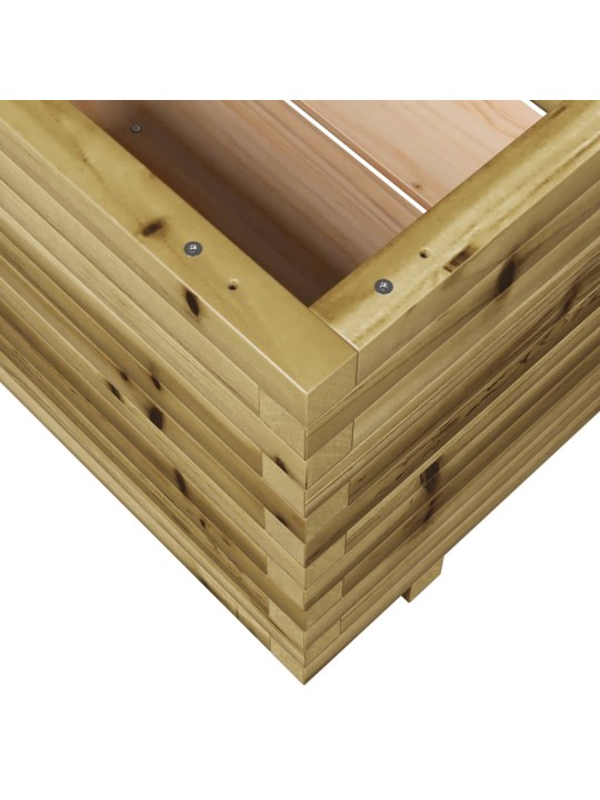 Zahradní truhlík 90 x 60 x 49,5 cm impregnované borové dřevo