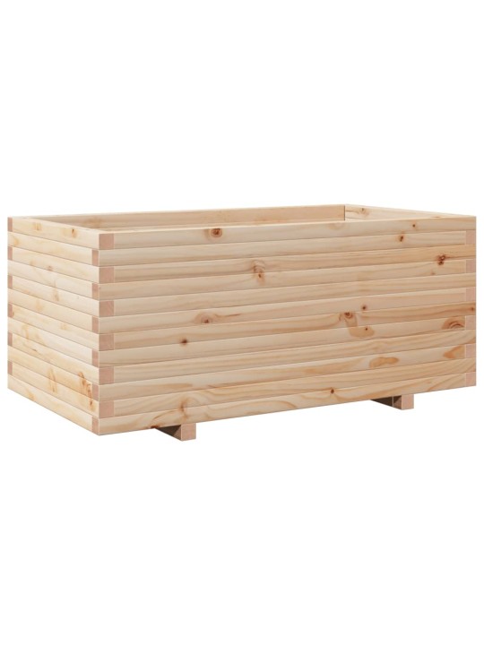 Zahradní truhlík 110 x 60 x 49,5 cm masivní borové dřevo