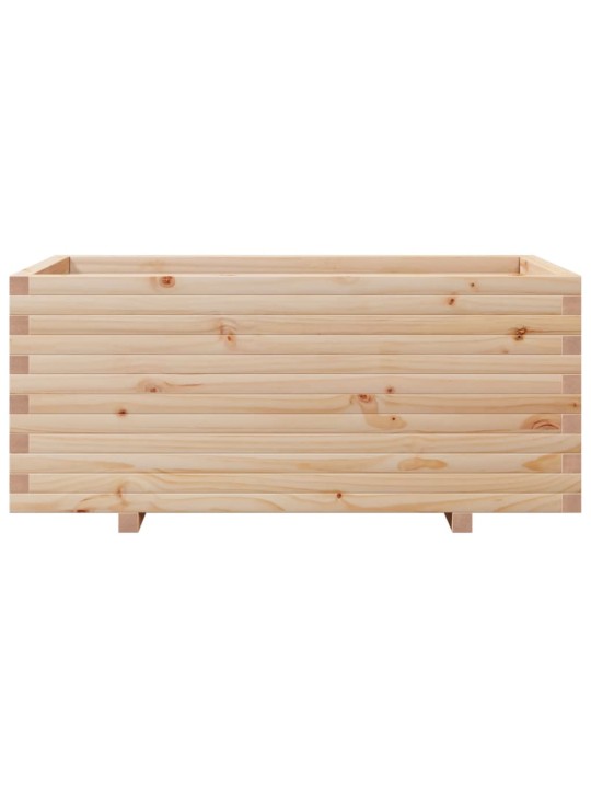 Zahradní truhlík 110 x 60 x 49,5 cm masivní borové dřevo