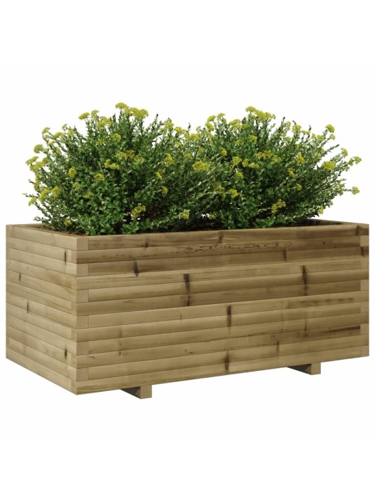 Zahradní truhlík 110 x 60 x 49,5 cm impregnované borové dřevo