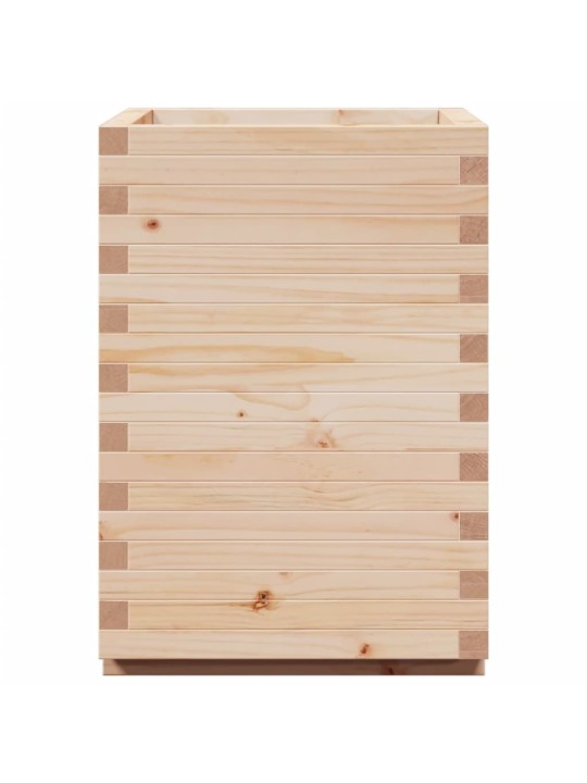 Zahradní truhlík 50 x 50 x 72,5 cm masivní borové dřevo