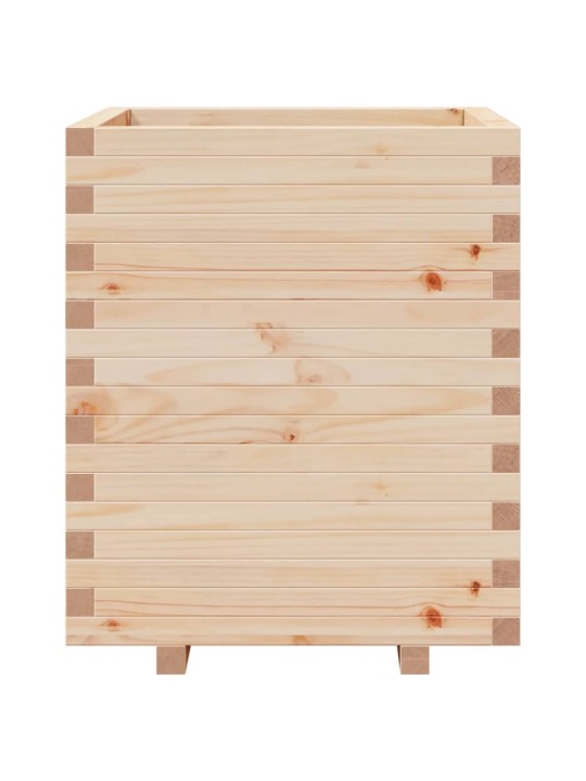 Zahradní truhlík 60 x 60 x 72,5 cm masivní borové dřevo