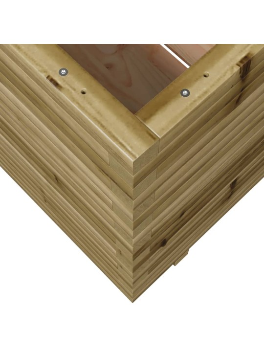 Zahradní truhlík 70 x 70 x 72,5 cm impregnované borové dřevo