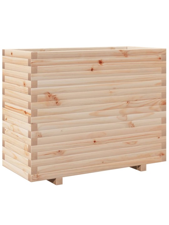Zahradní truhlík 90 x 40 x 72,5 cm masivní borové dřevo
