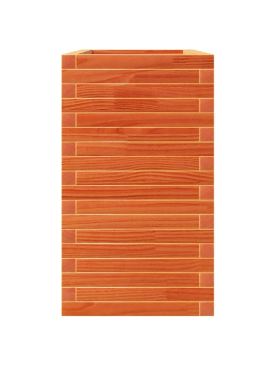 Zahradní truhlík voskově hnědý 110x40x72,5 cm masivní borovice