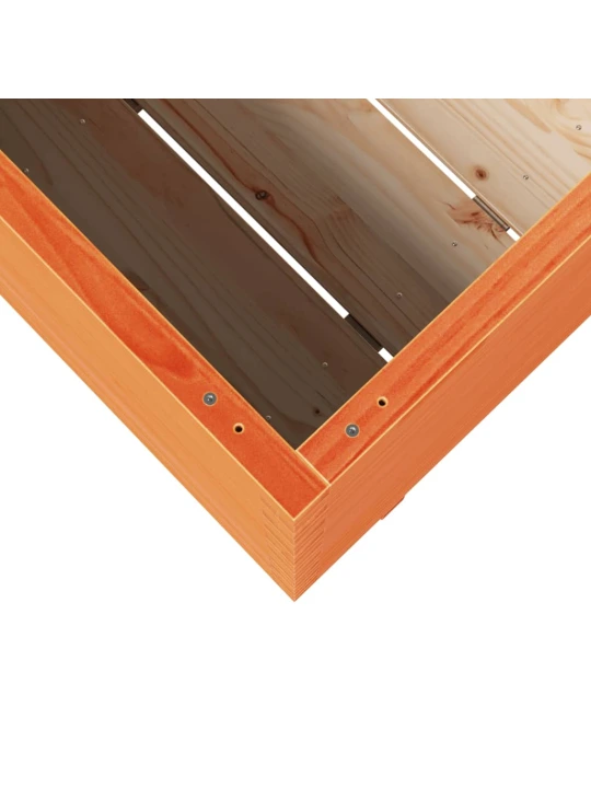 Zahradní truhlík voskově hnědý 110x40x72,5 cm masivní borovice
