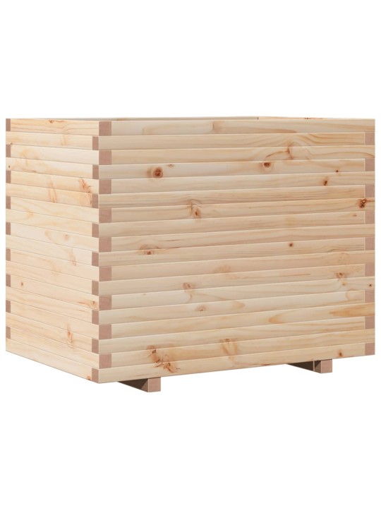 Zahradní truhlík 90 x 60 x 72,5 cm masivní borové dřevo
