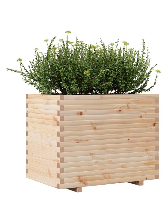 Zahradní truhlík 90 x 60 x 72,5 cm masivní borové dřevo