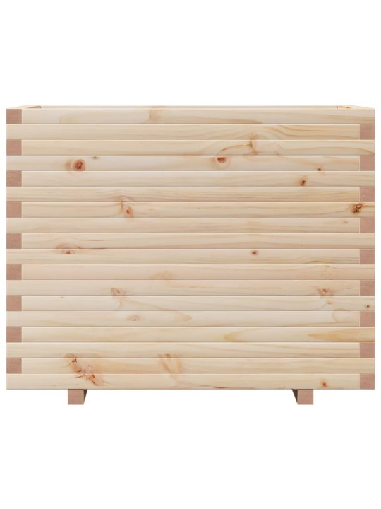 Zahradní truhlík 90 x 60 x 72,5 cm masivní borové dřevo