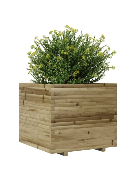 Zahradní truhlík 80 x 80 x 72 cm impregnované borové dřevo