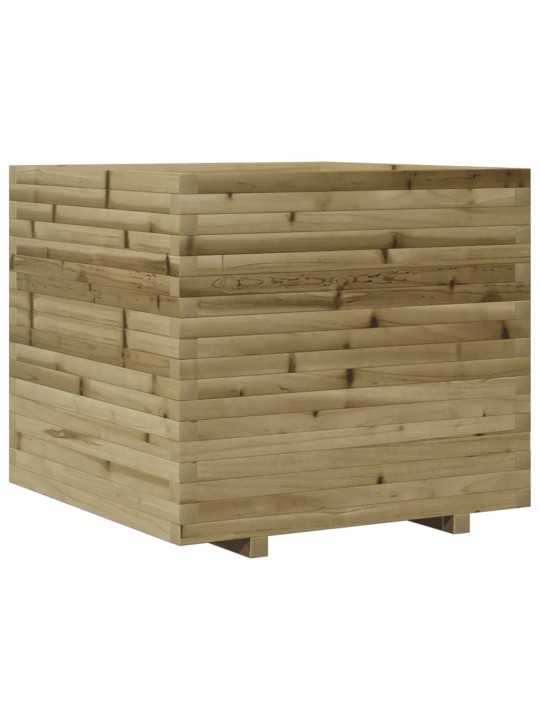 Zahradní truhlík 80 x 80 x 72 cm impregnované borové dřevo