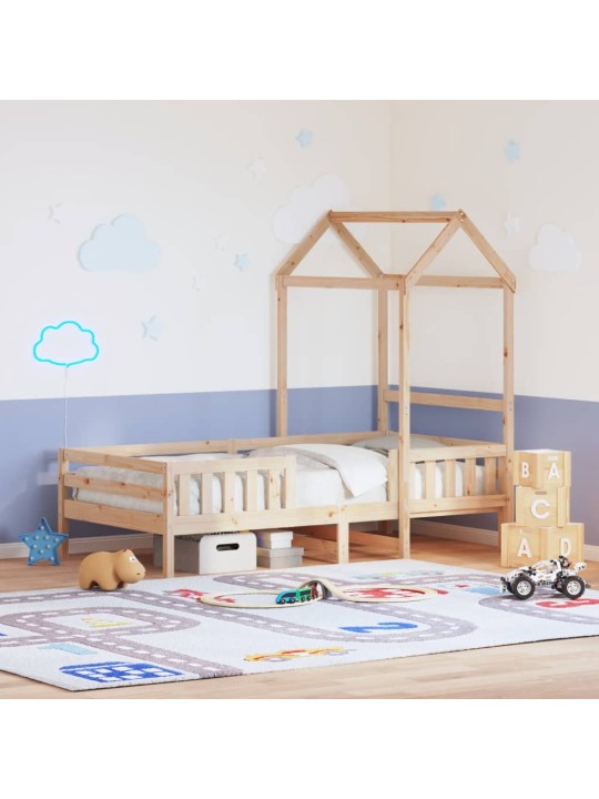 Rám postele se střechou 90 x 200 cm masivní borovice