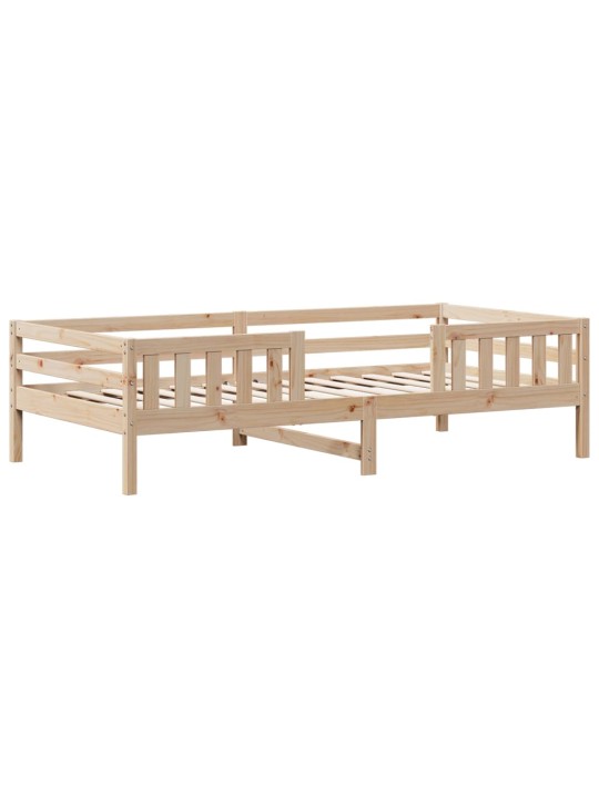 Rám postele se střechou 90 x 190 cm masivní borové dřevo