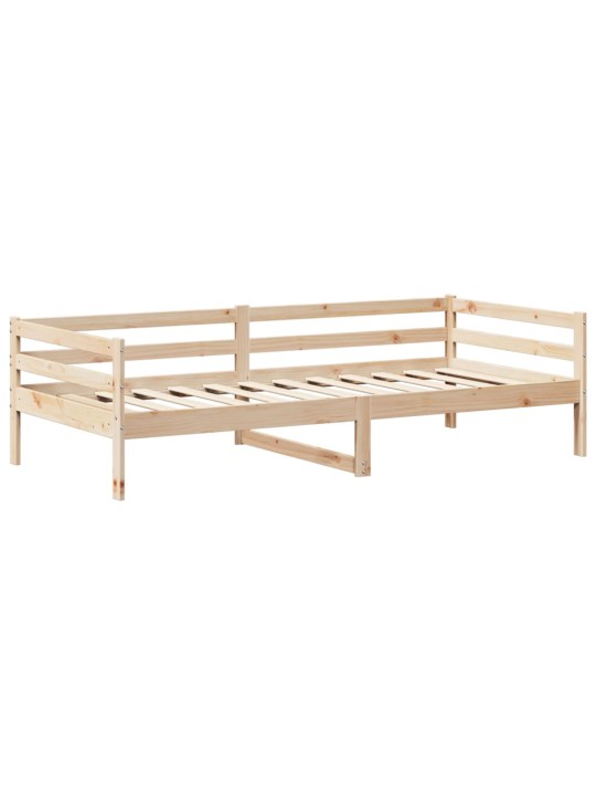 Válenda a lavice se střechou 90 x 200 cm masivní borové dřevo