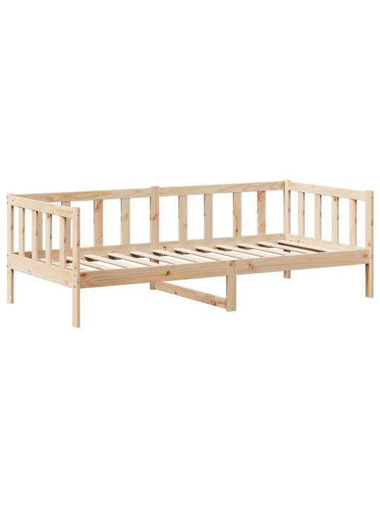 Válenda se střechou 90 x 200 cm masivní borové dřevo