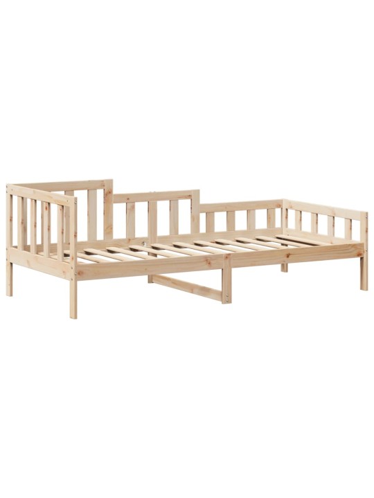 Válenda se střechou 90 x 200 cm masivní borové dřevo