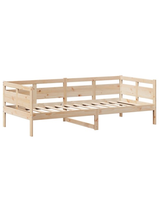 Válenda se střechou 90 x 200 cm masivní borové dřevo