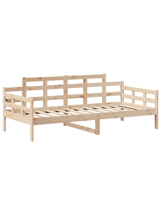 Válenda se střechou 90 x 200 cm masivní borové dřevo