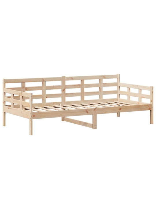 Válenda se střechou 90 x 200 cm masivní borové dřevo