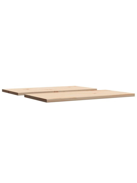 Stolní desky 2 ks 60x30x1,7 cm obdélníkové masivní borové dřevo