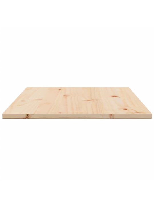 Stolní deska 80 x 50 x 1,7 cm obdélníková masivní borové dřevo