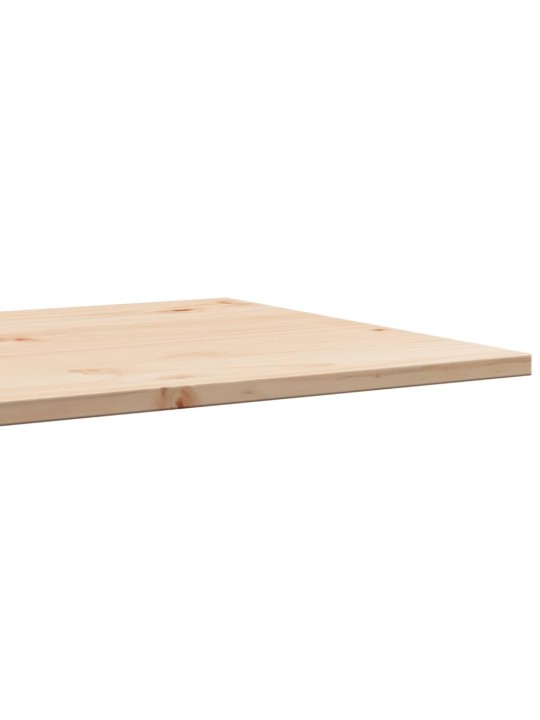 Stolní deska 80 x 50 x 1,7 cm obdélníková masivní borové dřevo