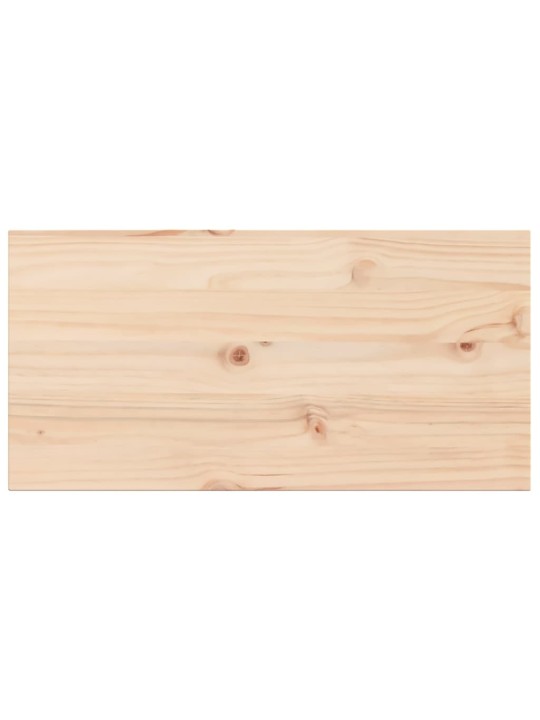 Stolní desky 2 ks 80x40x1,7 cm obdélníkové masivní borové dřevo