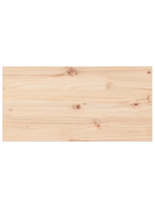 Stolní desky 2 ks 90x45x1,7 cm obdélníkové masivní borové dřevo