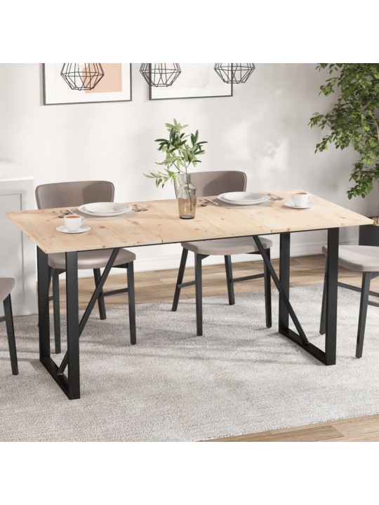 Stolní desky 3 ks 80x53x1,7 cm obdélníkové masivní borové dřevo