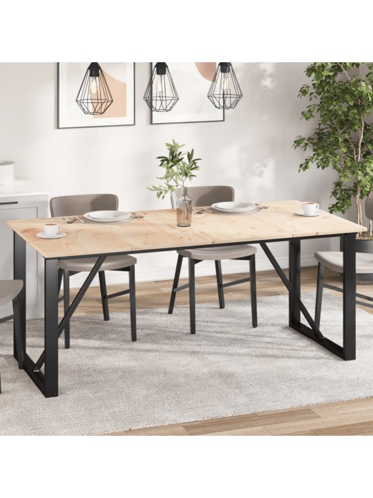 Stolní desky 4 ks 90x45x1,7 cm obdélníkové masivní borové dřevo