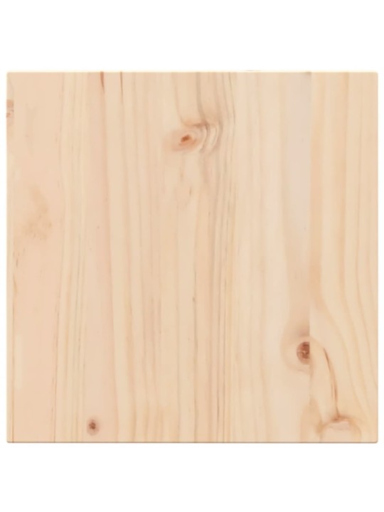 Stolní deska 40 x 40 x 2,5 cm čtvercová masivní borové dřevo