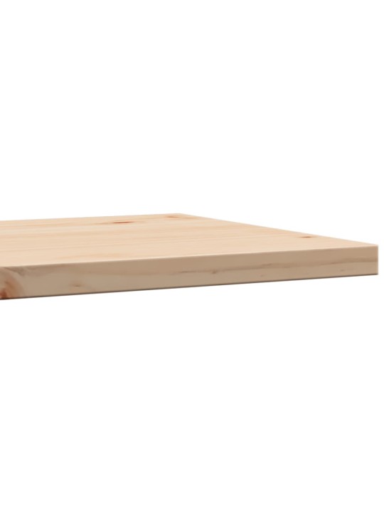 Stolní deska 40 x 40 x 2,5 cm čtvercová masivní borové dřevo