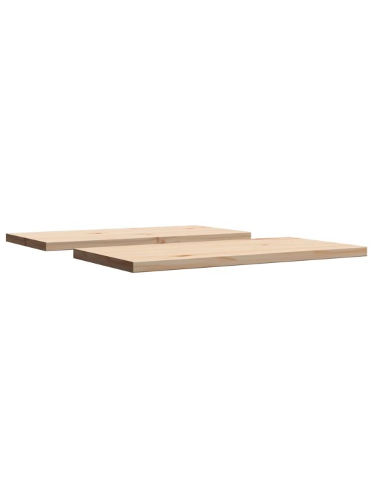 Stolní desky 2 ks 70x35x2,5 cm obdélníkové masivní borové dřevo