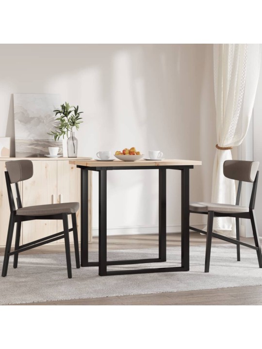 Stolní deska 80 x 50 x 2,5 cm obdélníková masivní borové dřevo