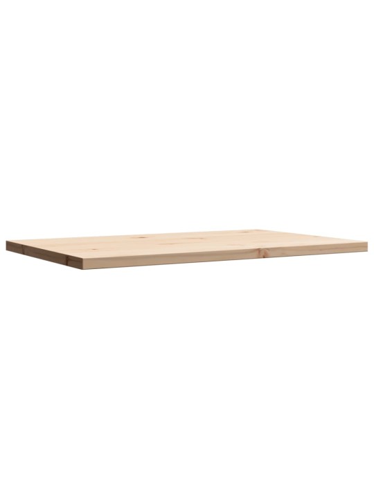 Stolní deska 80 x 50 x 2,5 cm obdélníková masivní borové dřevo