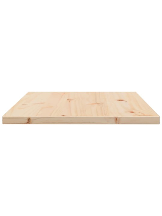 Stolní deska 80 x 50 x 2,5 cm obdélníková masivní borové dřevo