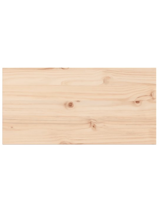 Stolní desky 2 ks 80x40x2,5 cm obdélníkové masivní borové dřevo