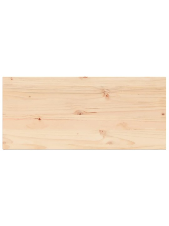 Stolní deska 90 x 40 x 2,5 cm obdélníková masivní borové dřevo