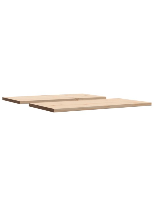 Stolní desky 2 ks 90x45x2,5 cm obdélníkové masivní borové dřevo