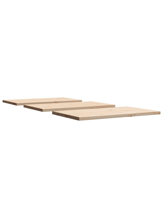 Stolní desky 3 ks 80x47x2,5 cm obdélníkové masivní borové dřevo