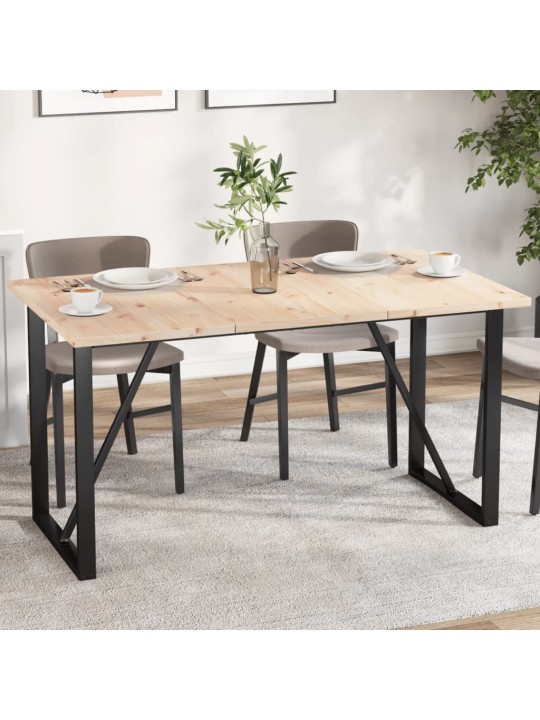 Stolní desky 3 ks 80x47x2,5 cm obdélníkové masivní borové dřevo