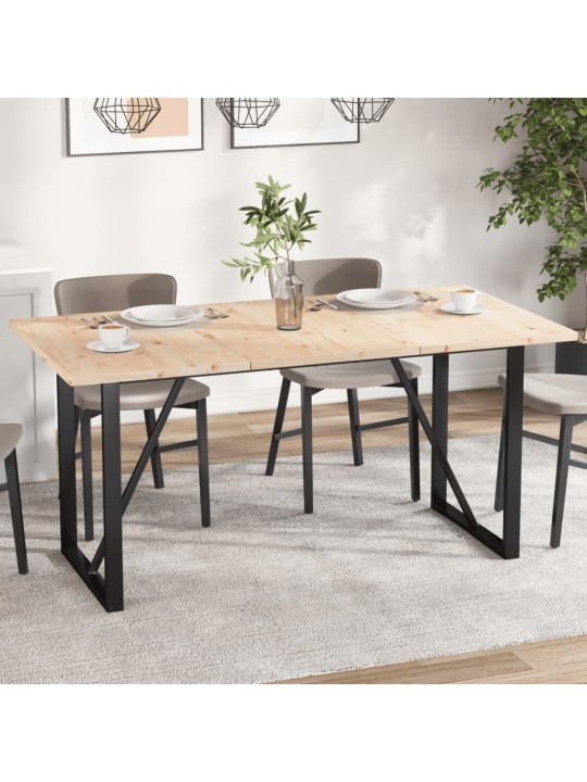 Stolní desky 3 ks 80x53x2,5 cm obdélníkové masivní borové dřevo