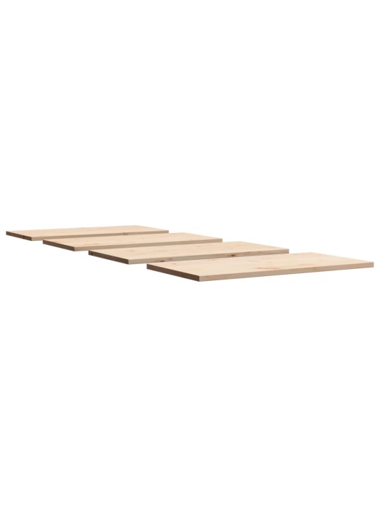 Stolní desky 4 ks 100x50x2,5 cm obdélníkové masivní borovice