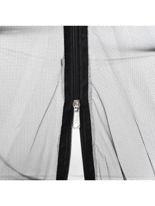 Moskytiéra na slunečník 220 síťovina černá Φ 330 x 250 cm