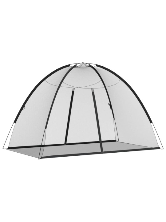Moskytiéra mongolia s dvířky 220 síťovina černá 200x120x130 cm