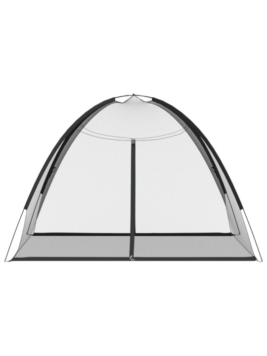 Moskytiéra mongolia s dvířky 220 síťovina černá 200x180x135 cm