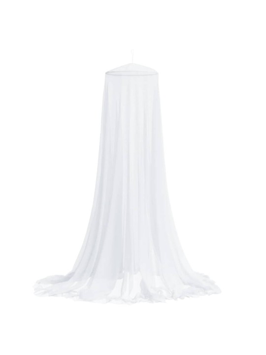 Moskytiéra nad postel 220 síťovina bílá 56 x 56 x 220 cm
