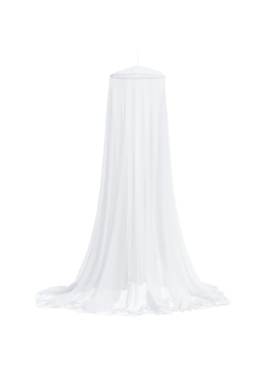 Moskytiéra nad postel 220 síťovina bílá 56 x 56 x 220 cm